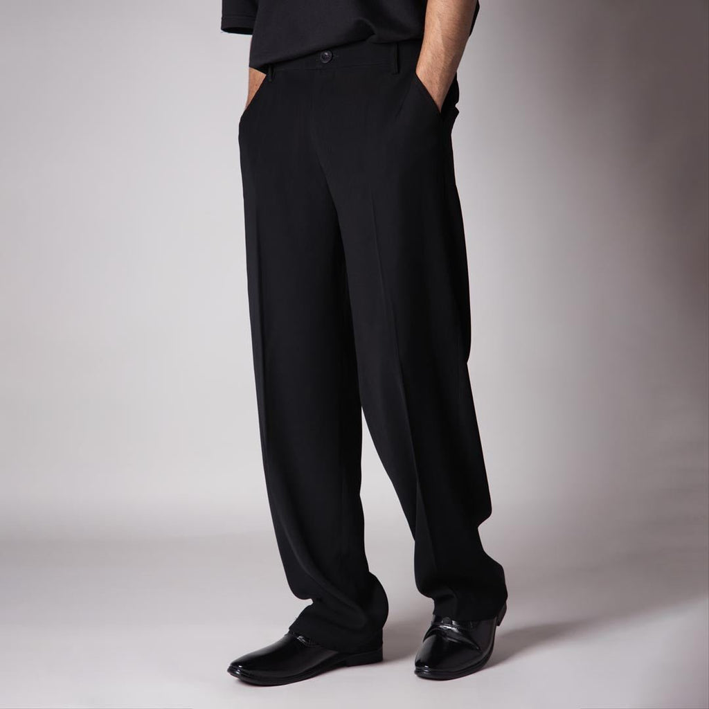 BLACK KOREAN PANT - Hophead