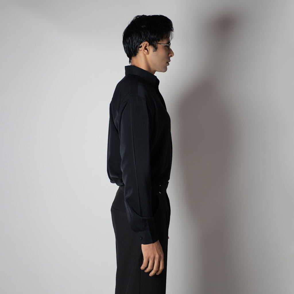 BLACK KOREAN ULTRALITE SHIRT - Hophead