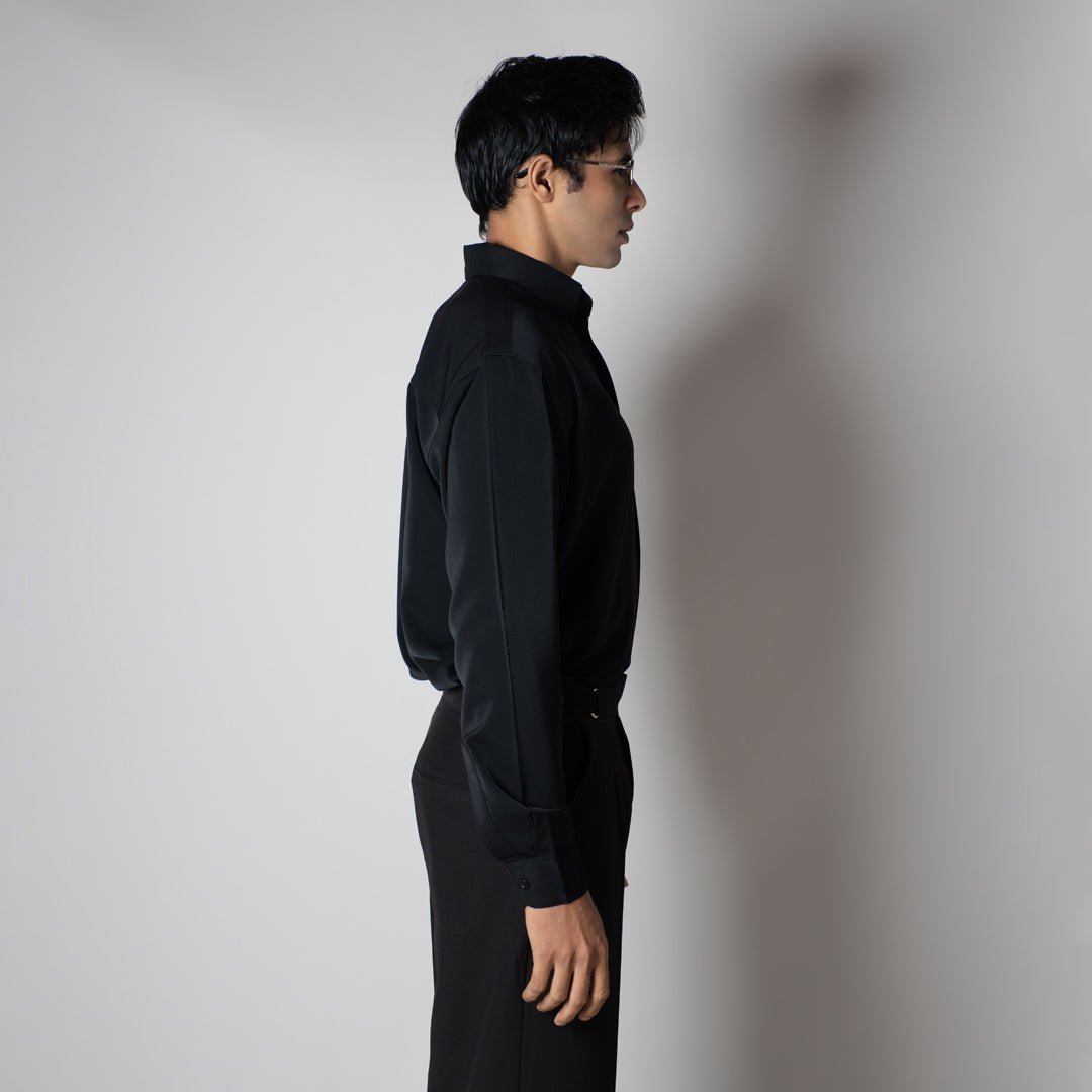 BLACK KOREAN ULTRALITE SHIRT - Hophead
