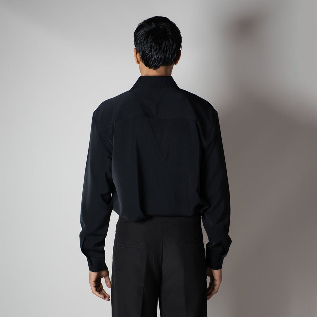 BLACK KOREAN ULTRALITE SHIRT - Hophead