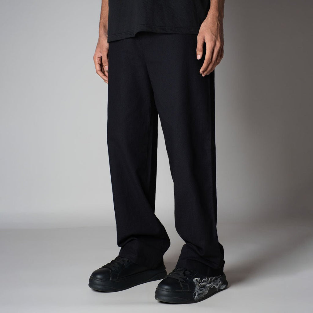 BLACK LINEN PANTS - Hophead
