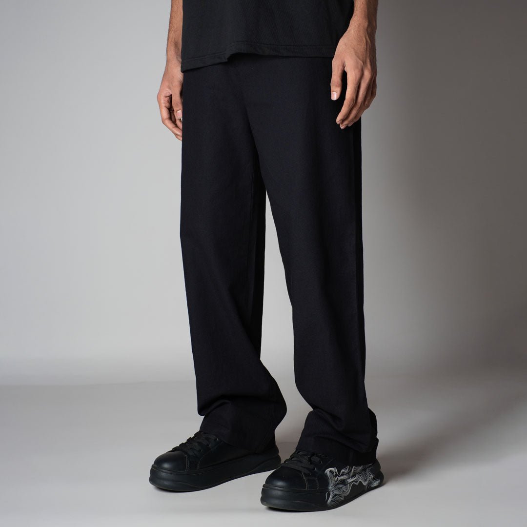 BLACK LINEN PANTS - Hophead