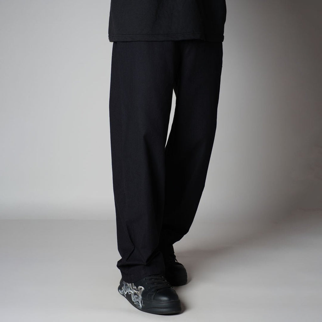 BLACK LINEN PANTS - Hophead