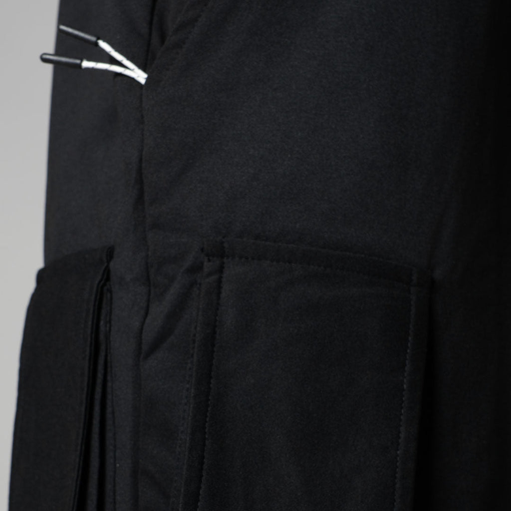 BLACK MULTI FLAP SHORTS - Hophead