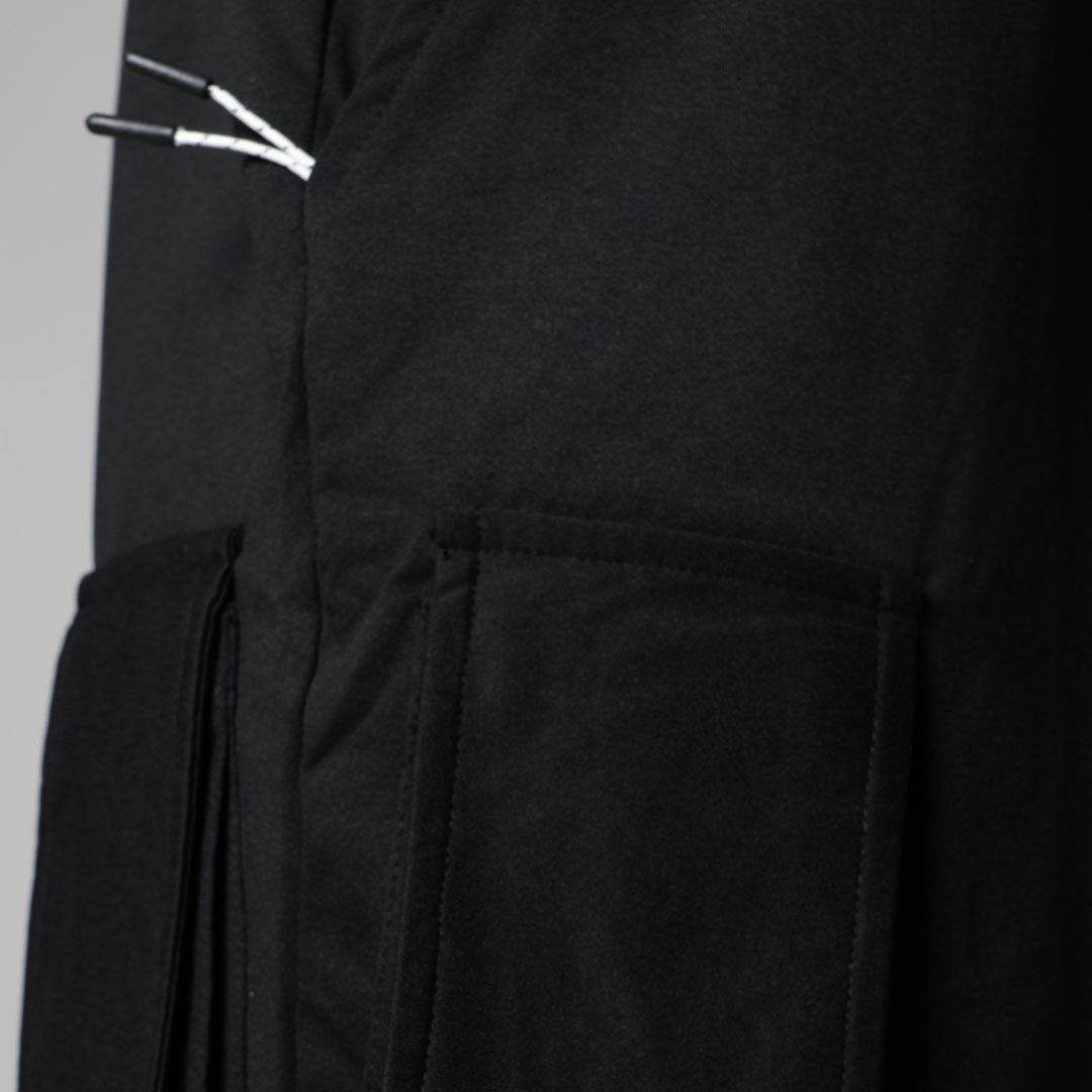 BLACK MULTI FLAP SHORTS - Hophead