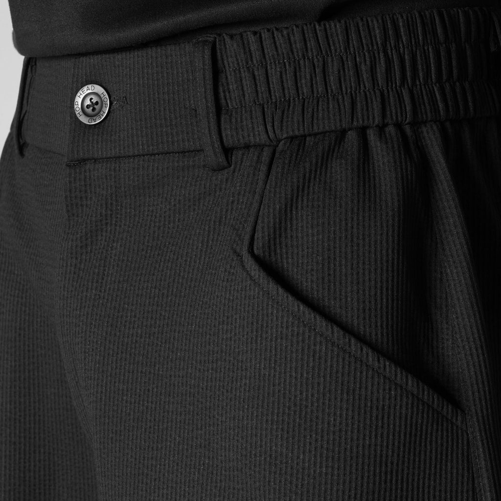 BLACK PIN - RIB WIDE PANTS - Hophead