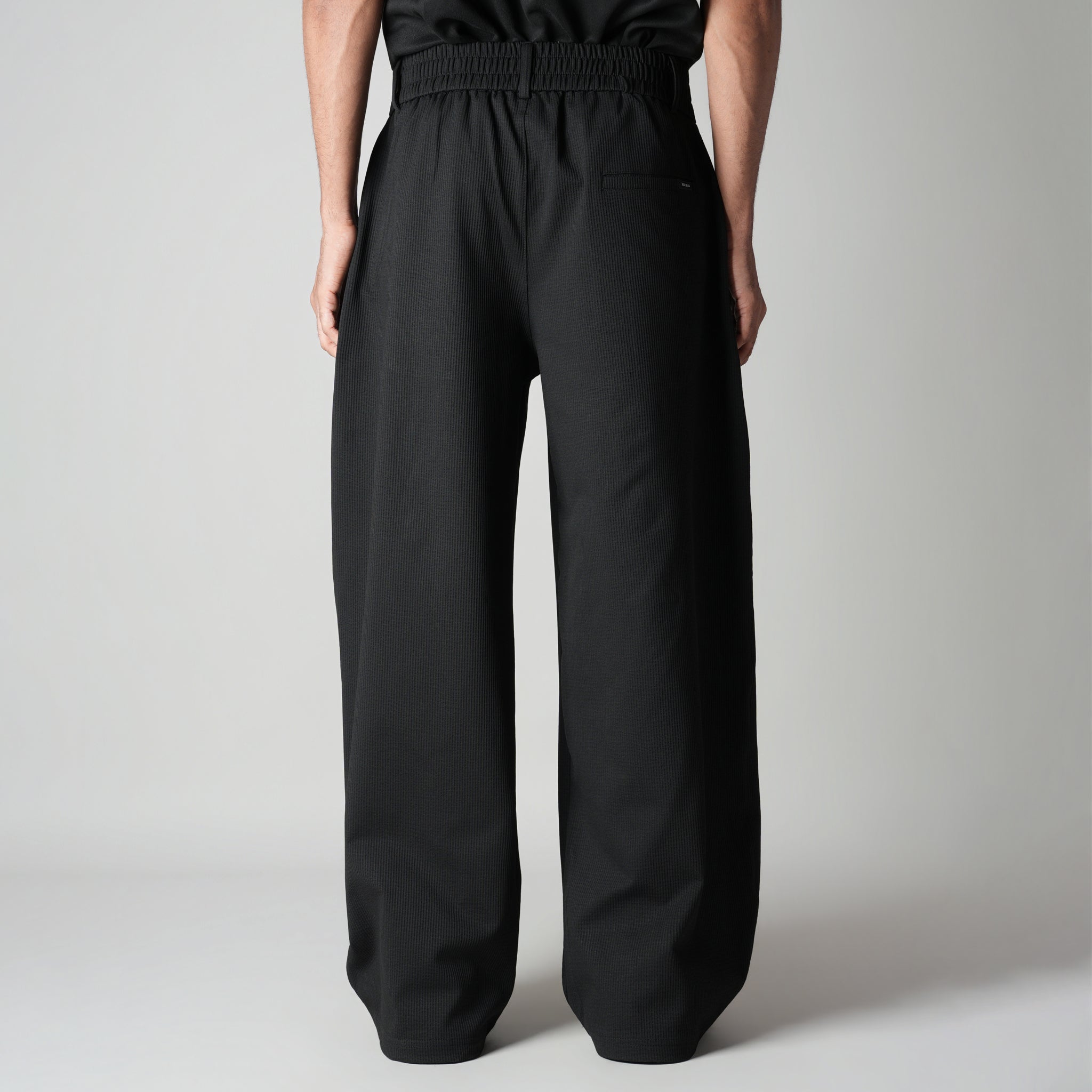 BLACK PIN - RIB WIDE PANTS - Hophead