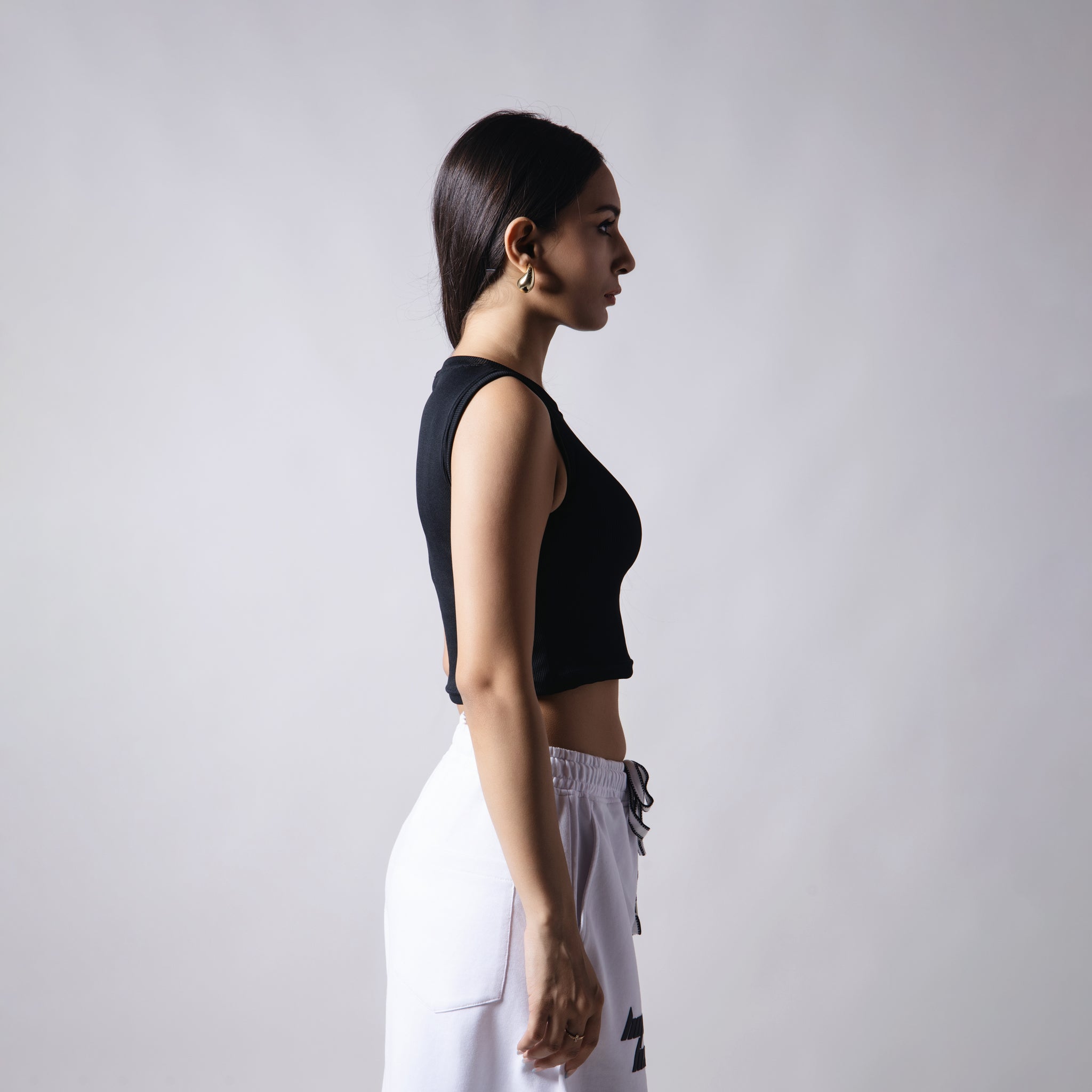 BLACK RIB TOP - Hophead