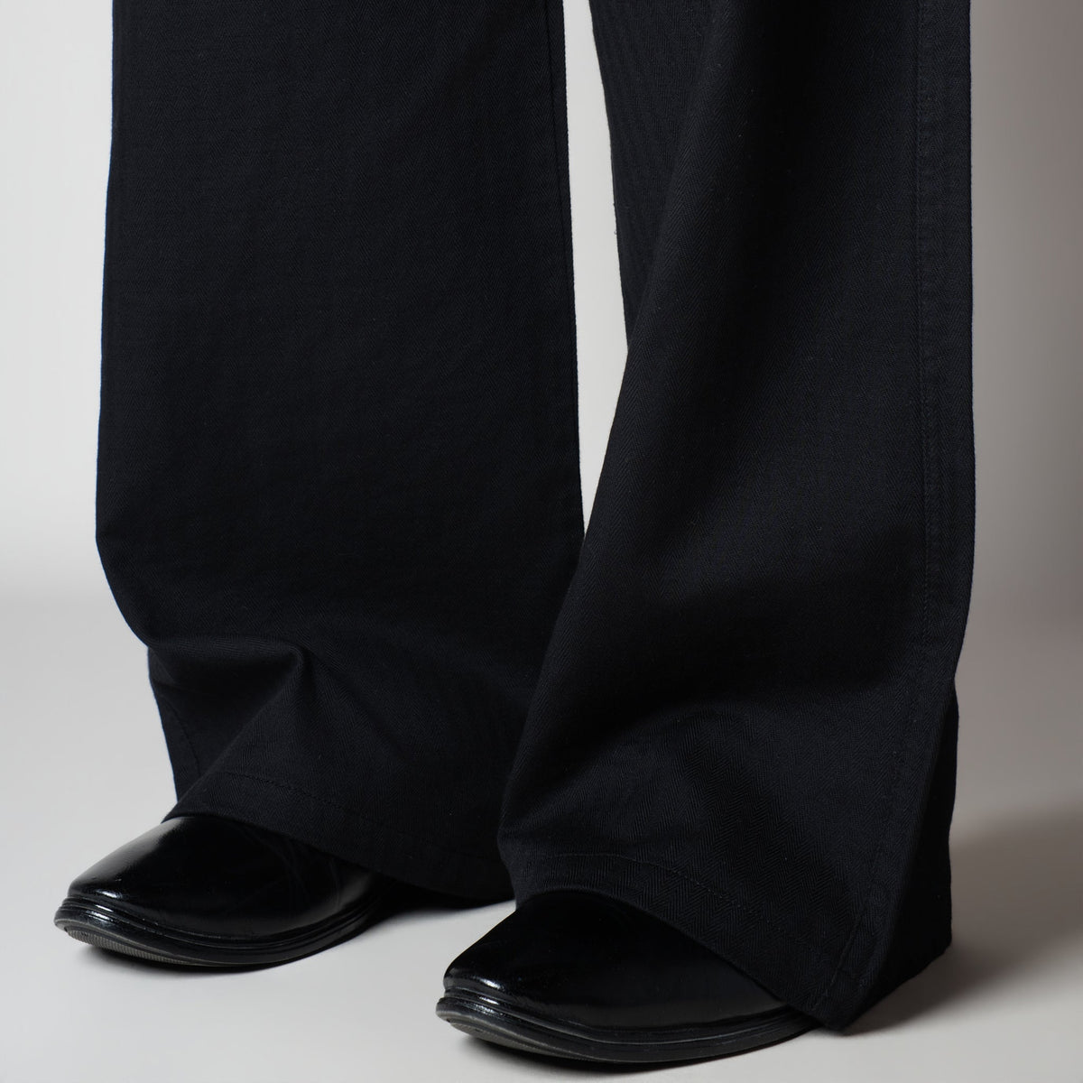 BLACK SOFTMOVE CLASSIC LINEN PANTS - Hophead