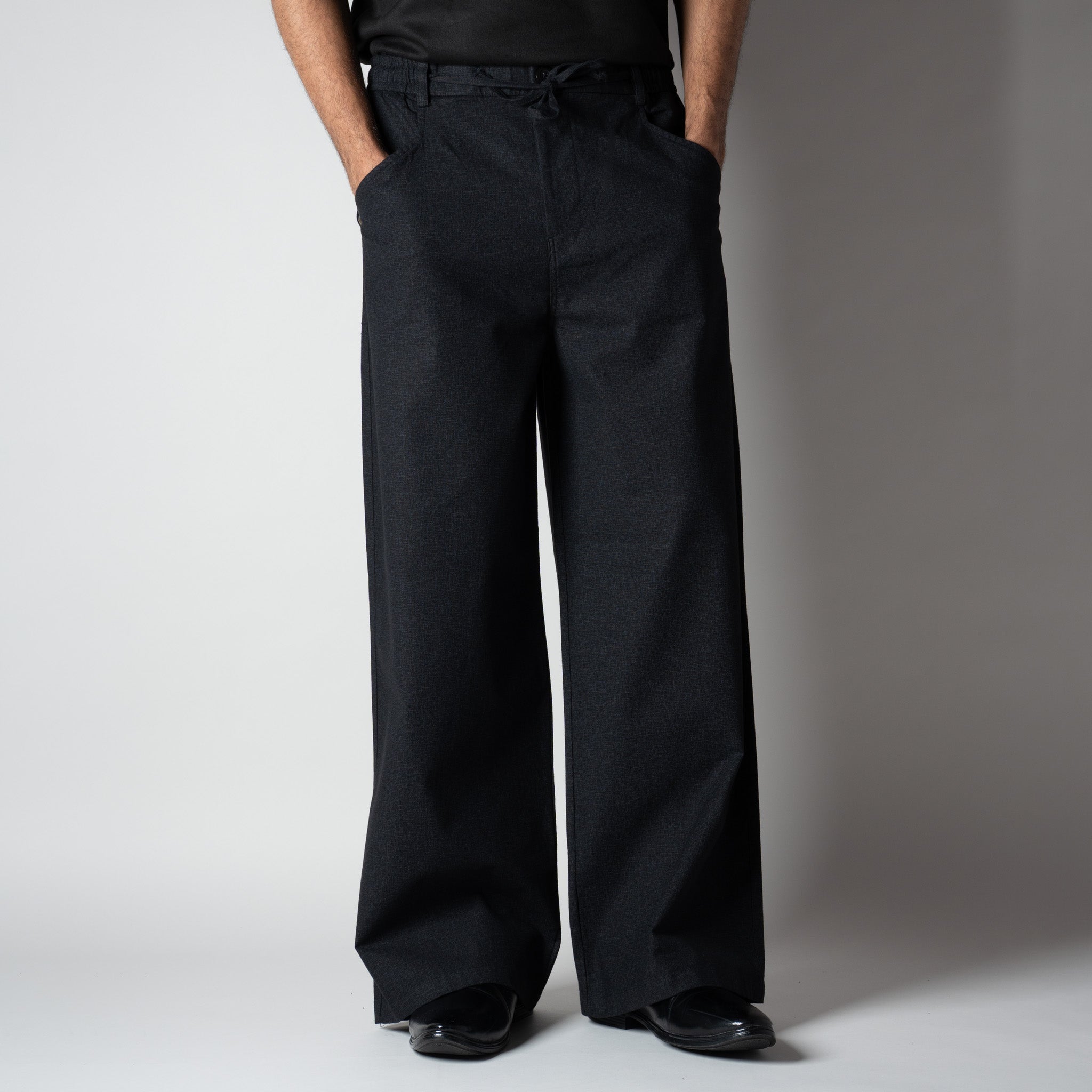 BLACK SOFTMOVE COTTON PANTS - Hophead