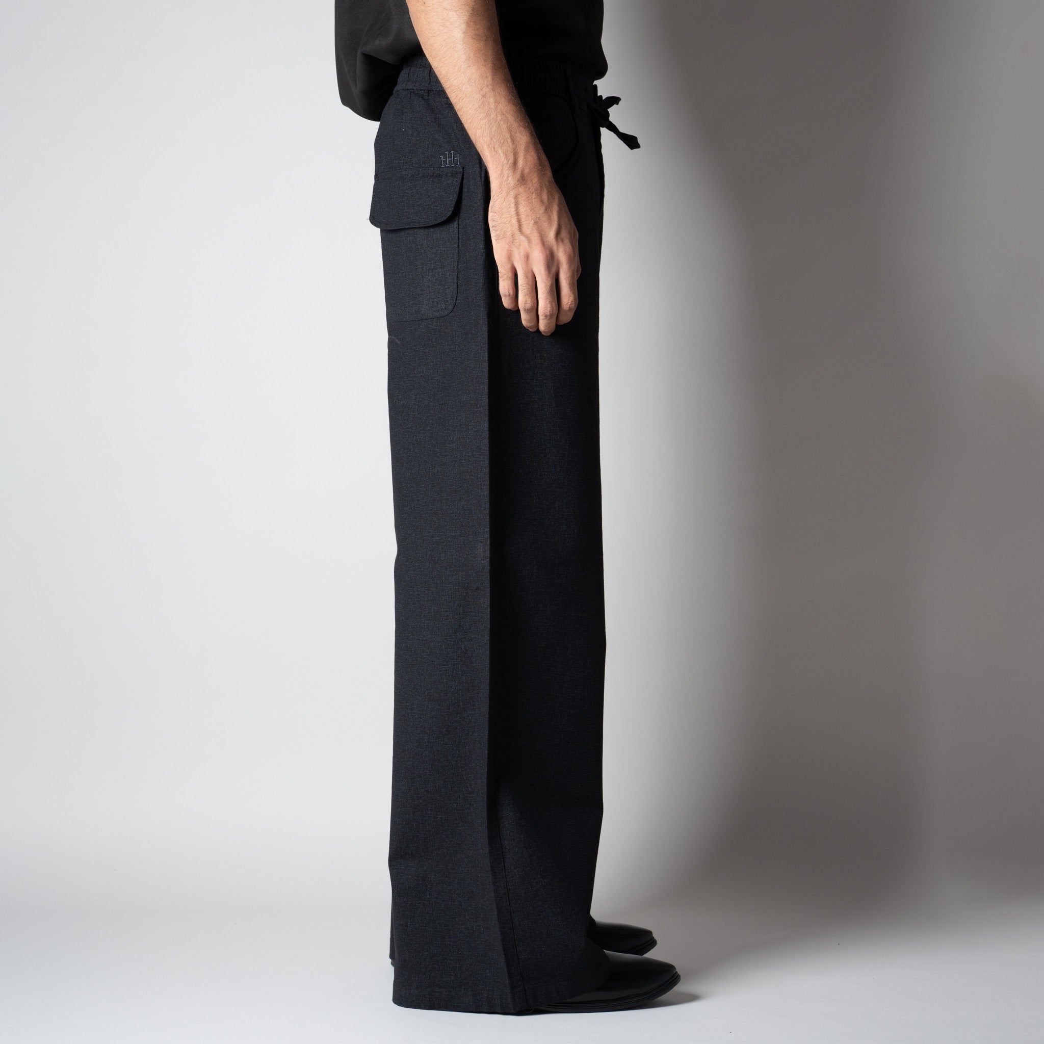 BLACK SOFTMOVE COTTON PANTS - Hophead