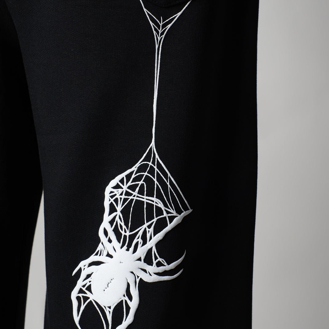 BLACK SPIDER SWEATPANTS - Hophead