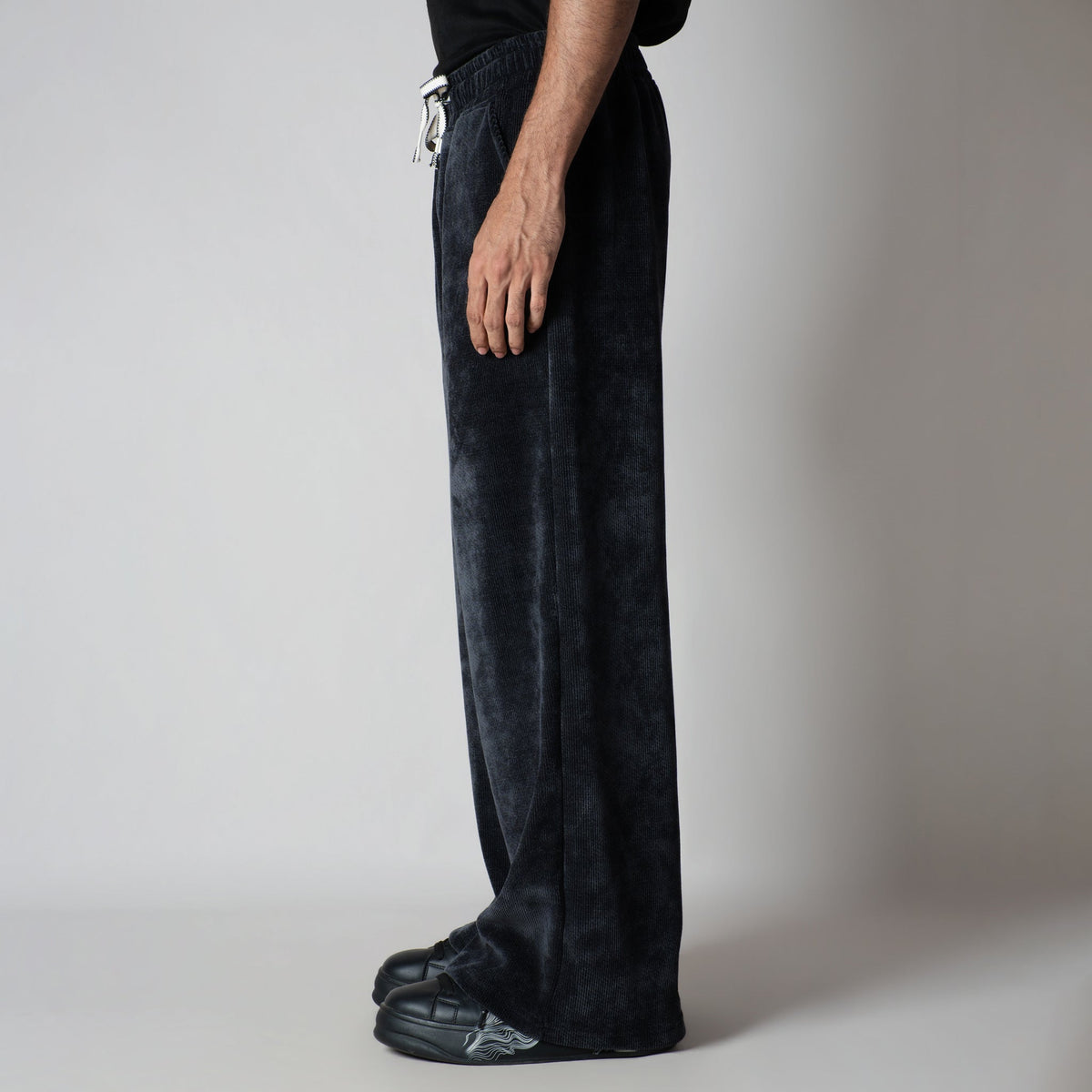 BLACK STONE KNITDRIP SWEATPANTS - Hophead