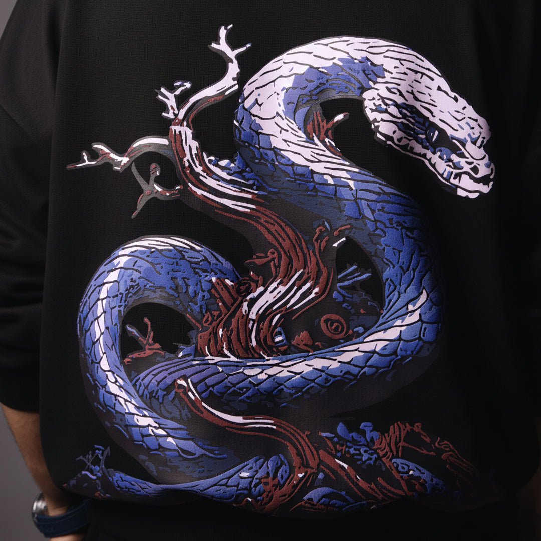 BLACK VENOM HOODIE - Hophead