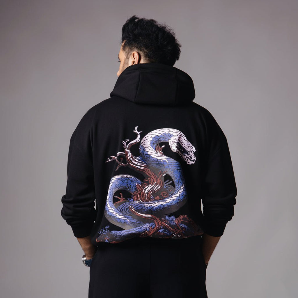 BLACK VENOM HOODIE - Hophead