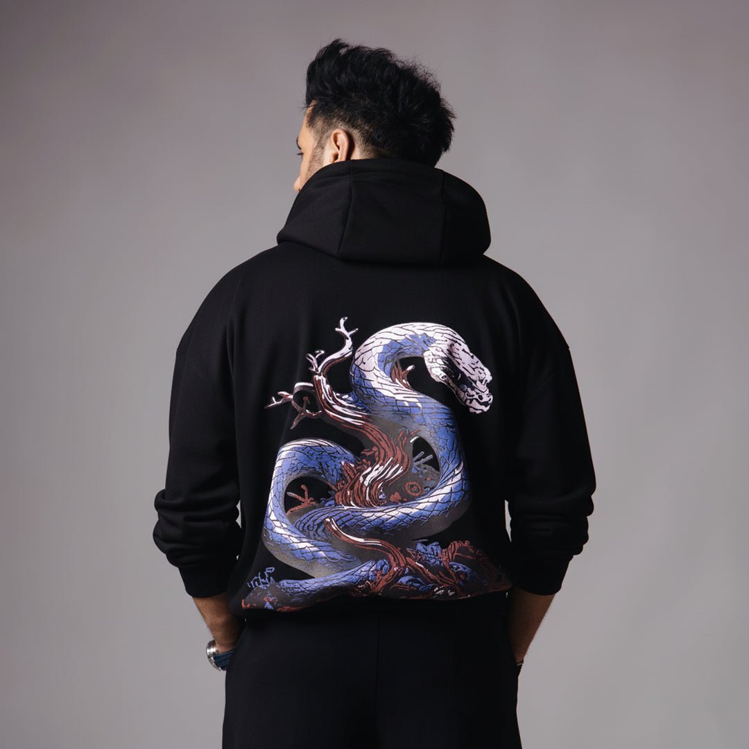 BLACK VENOM HOODIE - Hophead