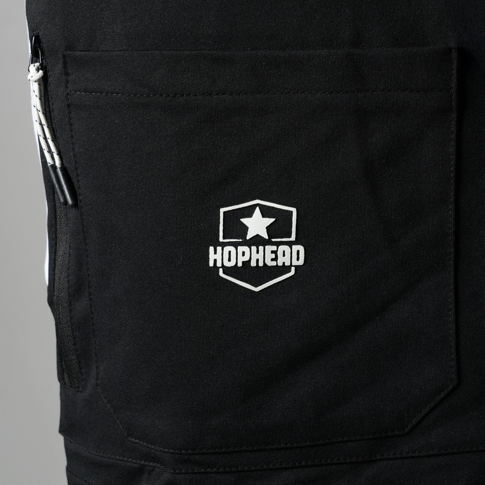 BLACK VERTEX EDGE SHORTS - Hophead