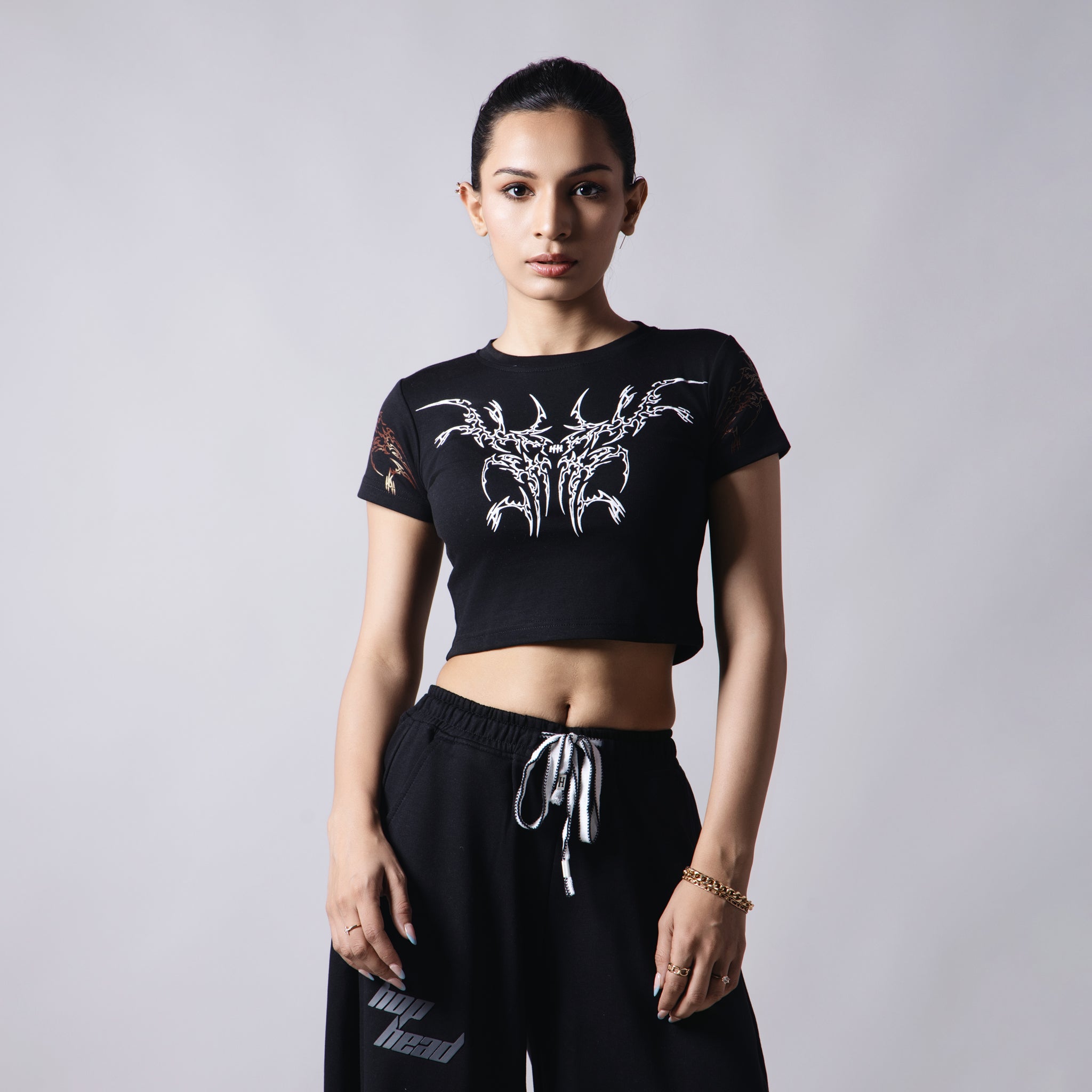 BLACKENED SOUL CROP TOP - Hophead