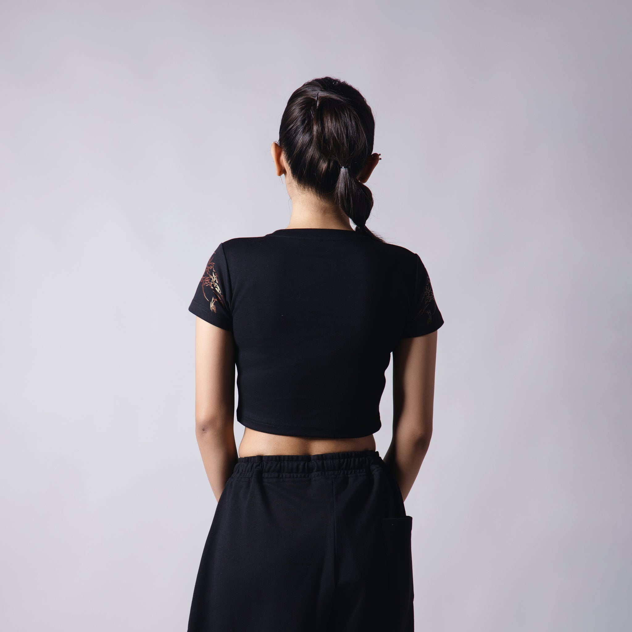 BLACKENED SOUL CROP TOP - Hophead