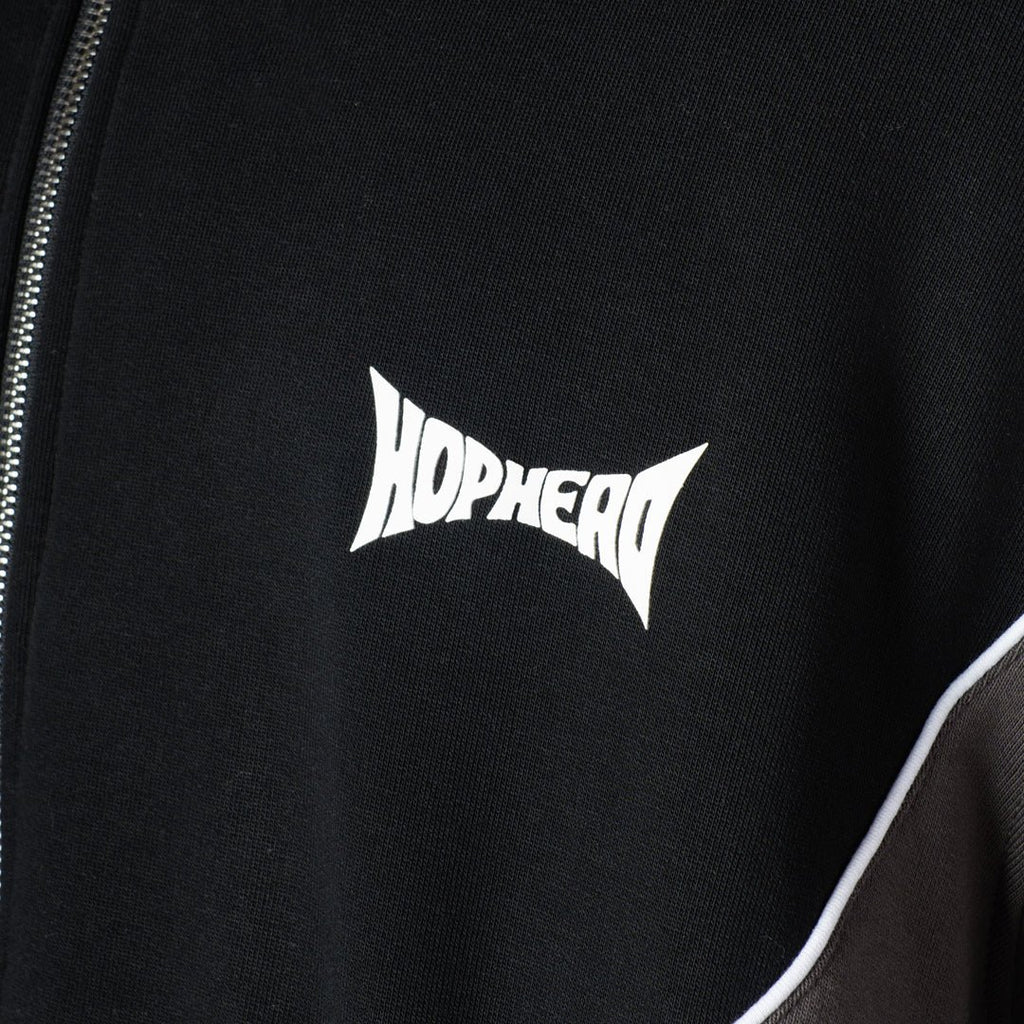 BLACKOUT SMOKELINE HEAVY ZIPPER HOODIE - Hophead