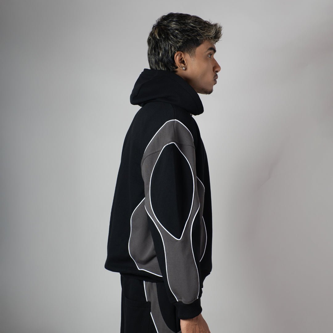 BLACKOUT SMOKELINE HEAVY ZIPPER HOODIE - Hophead