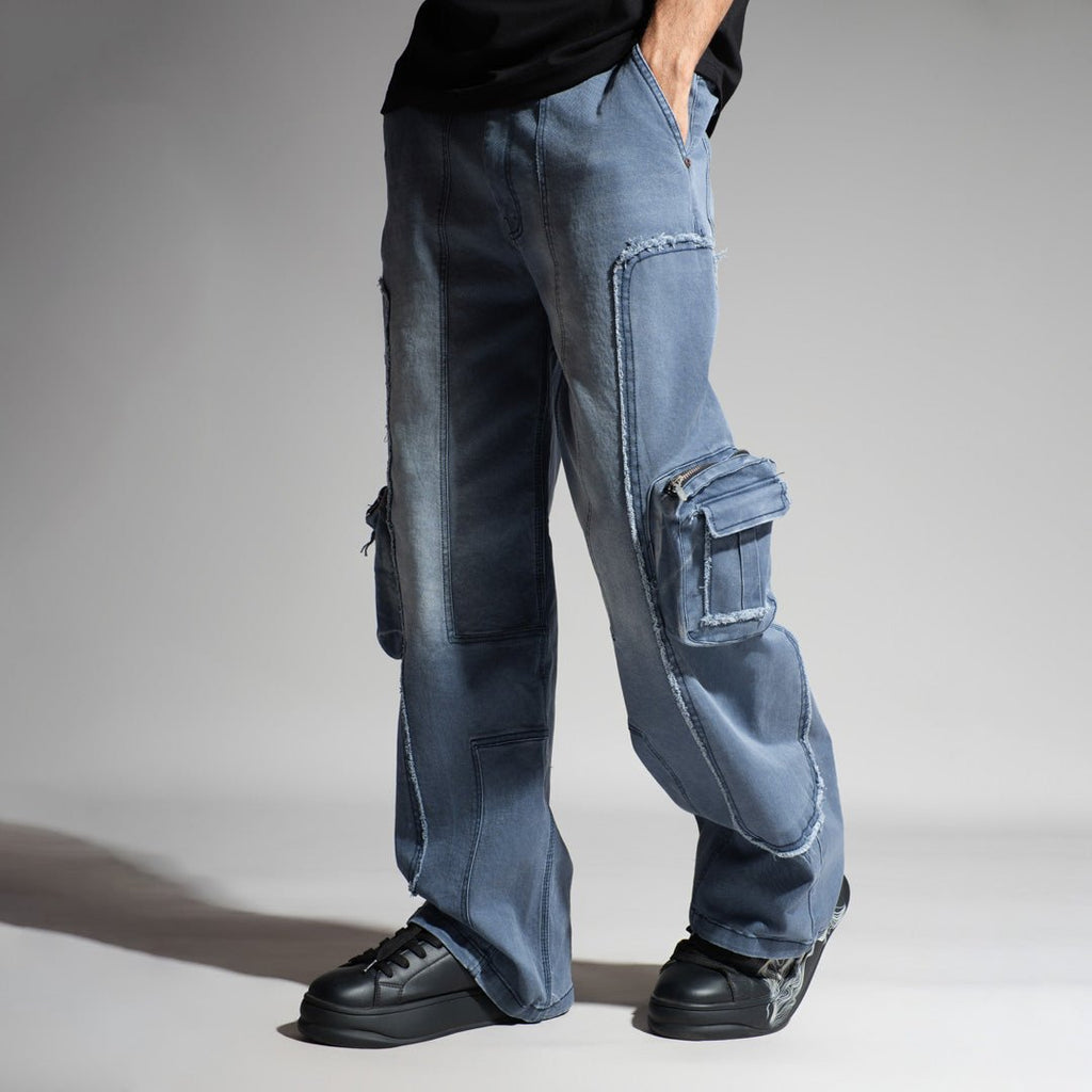 BLUE 3D CIRCUIT DENIM - Hophead