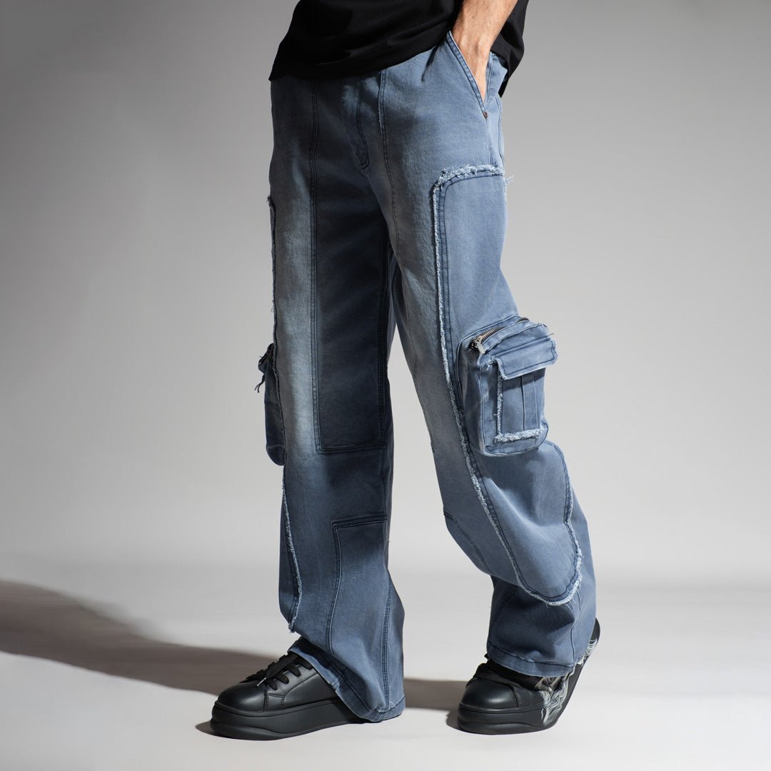 BLUE 3D CIRCUIT DENIM - Hophead