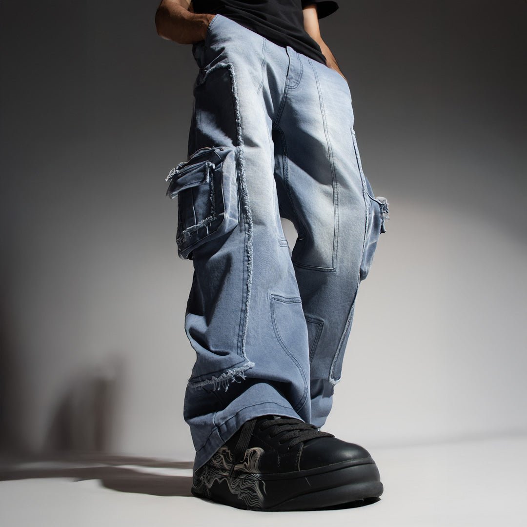 BLUE 3D CIRCUIT DENIM - Hophead