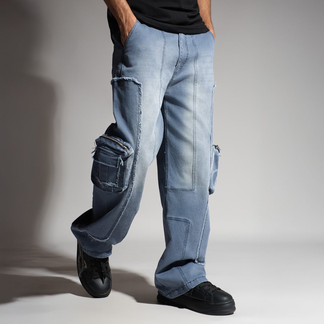 BLUE 3D CIRCUIT DENIM - Hophead