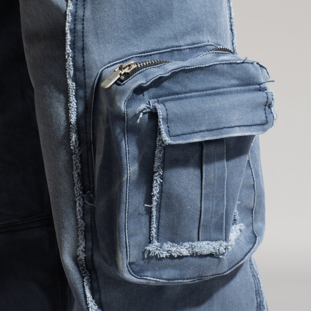 BLUE 3D CIRCUIT DENIM - Hophead