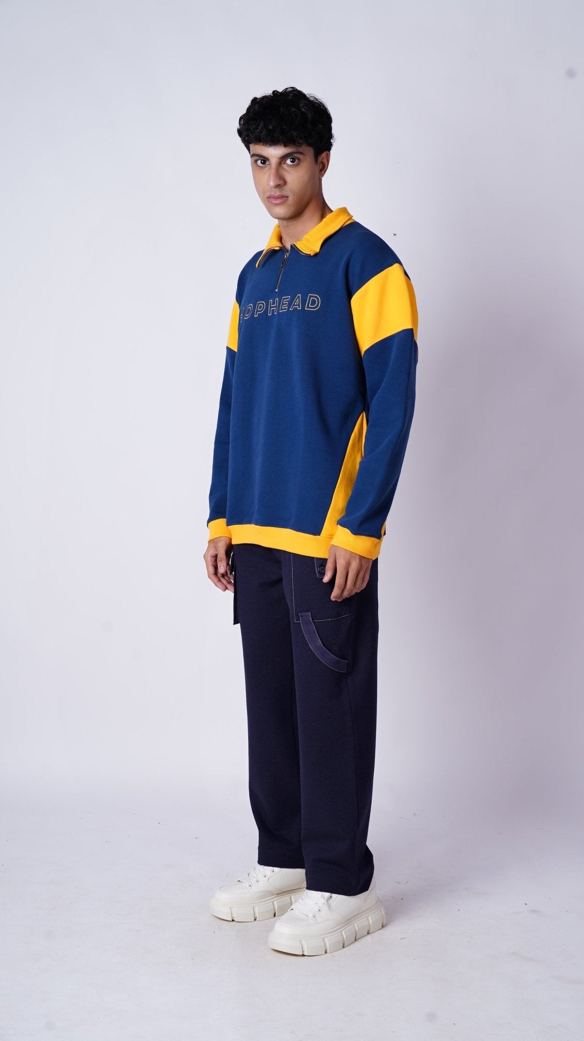 BLUE AND YELLOW POLO - Hophead