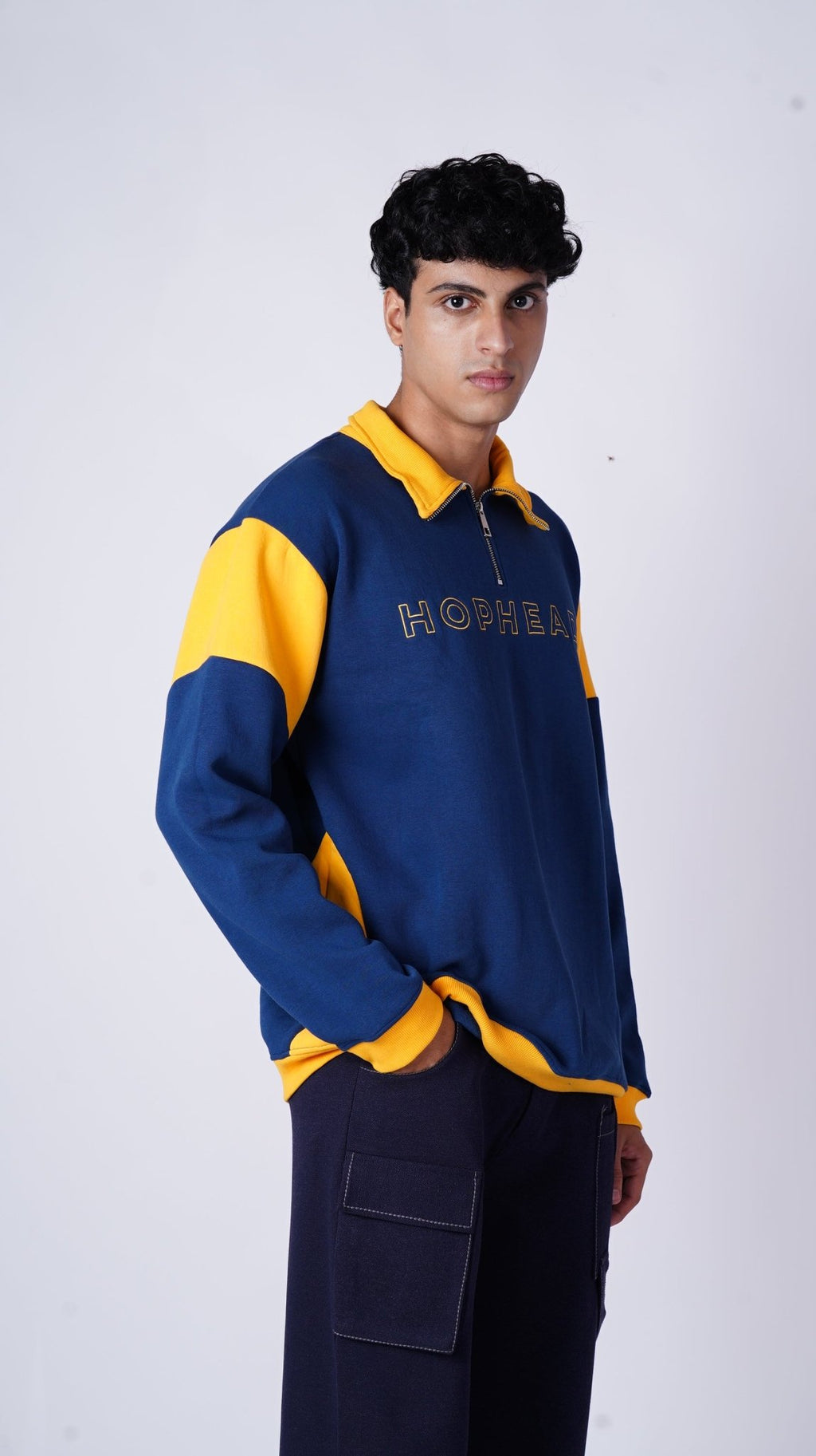 BLUE AND YELLOW POLO - Hophead