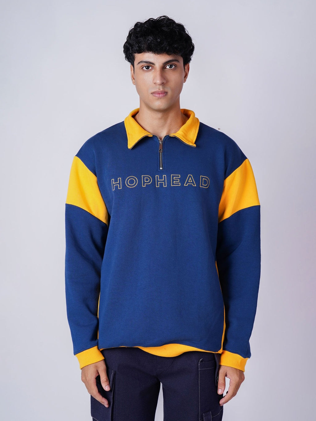 BLUE AND YELLOW POLO - Hophead