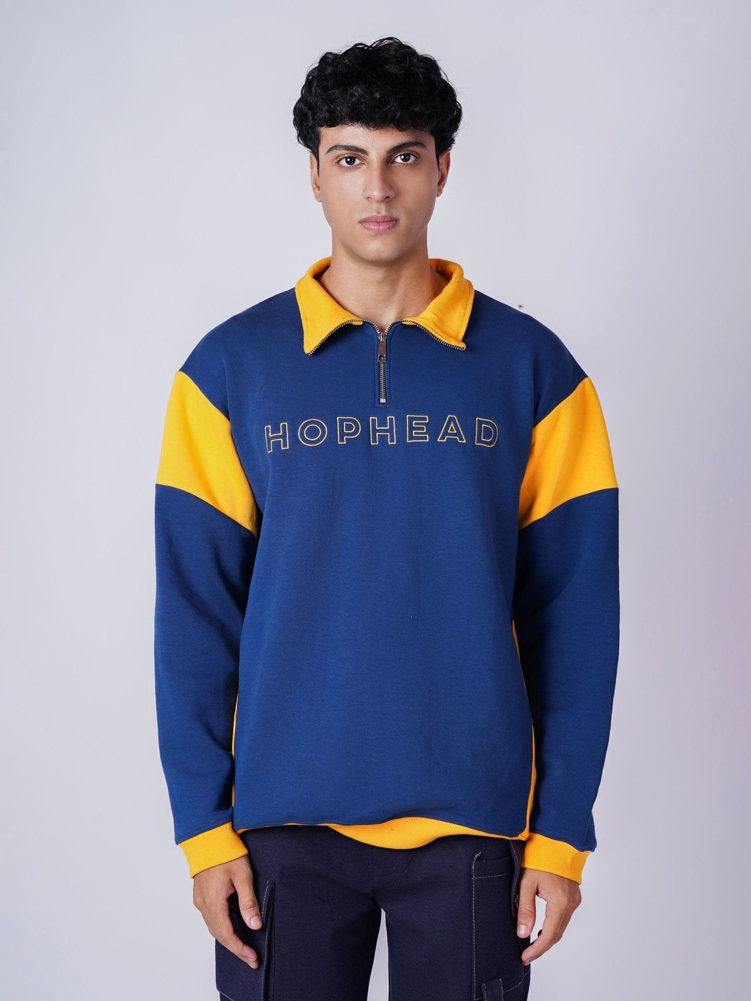 BLUE AND YELLOW POLO - Hophead