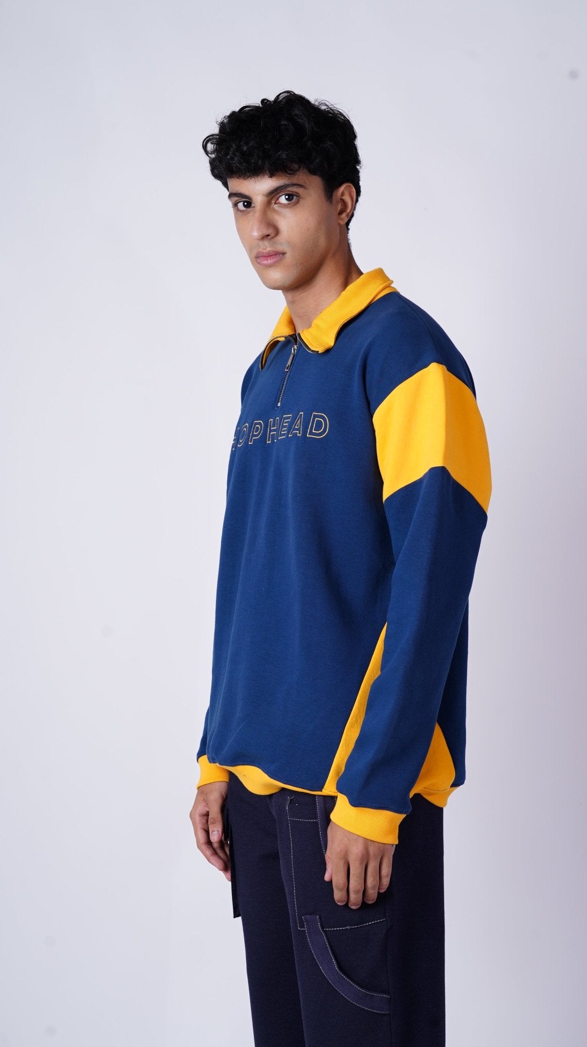 BLUE AND YELLOW POLO - Hophead