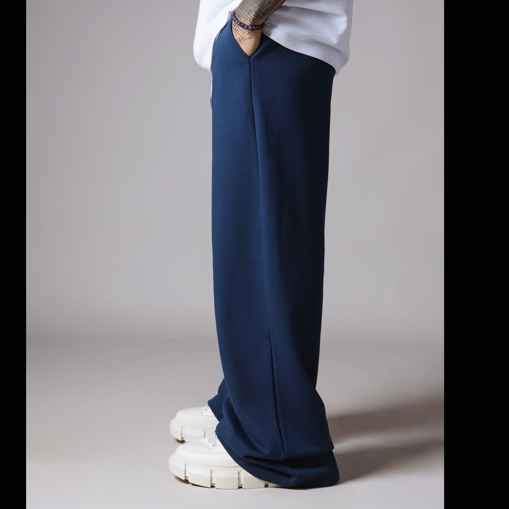 BLUE BASIC HEAVY SWEATPANTS - Hophead