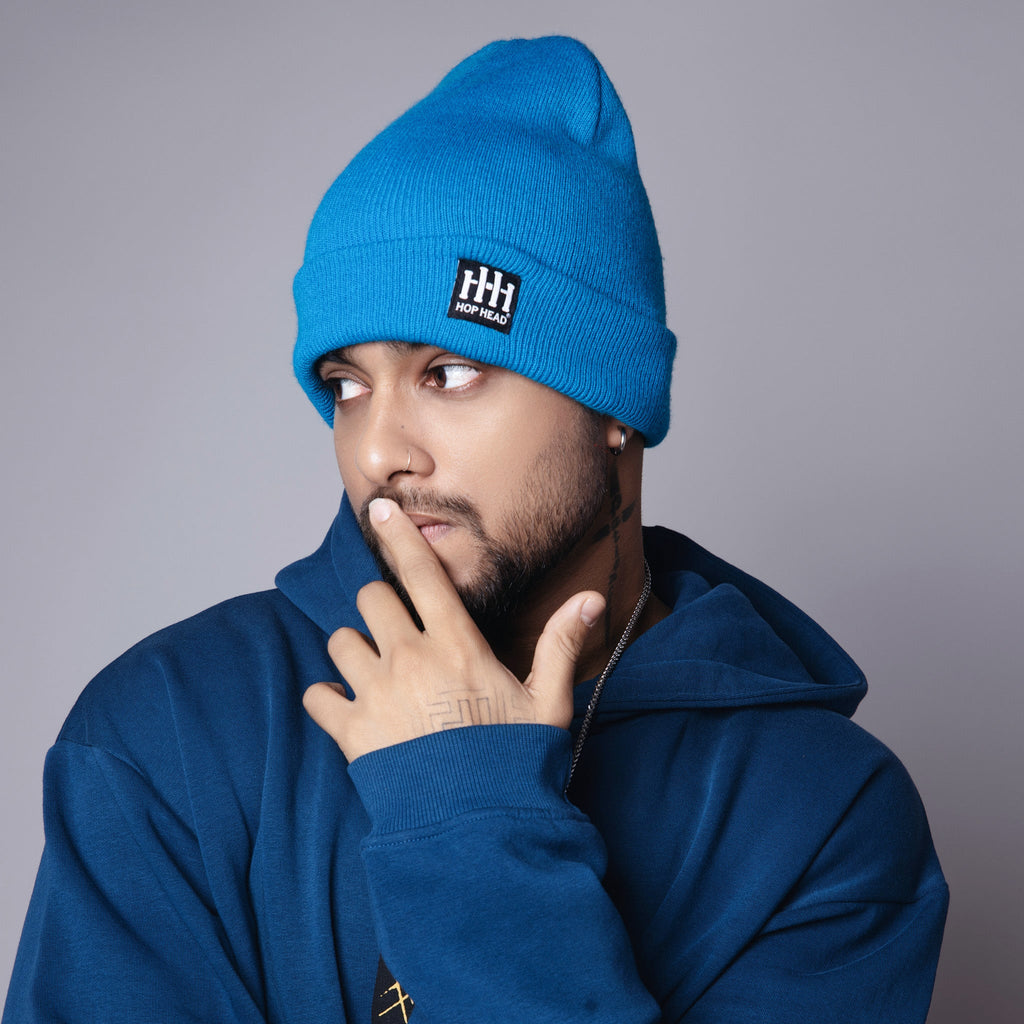 BLUE BEANIE - Hophead