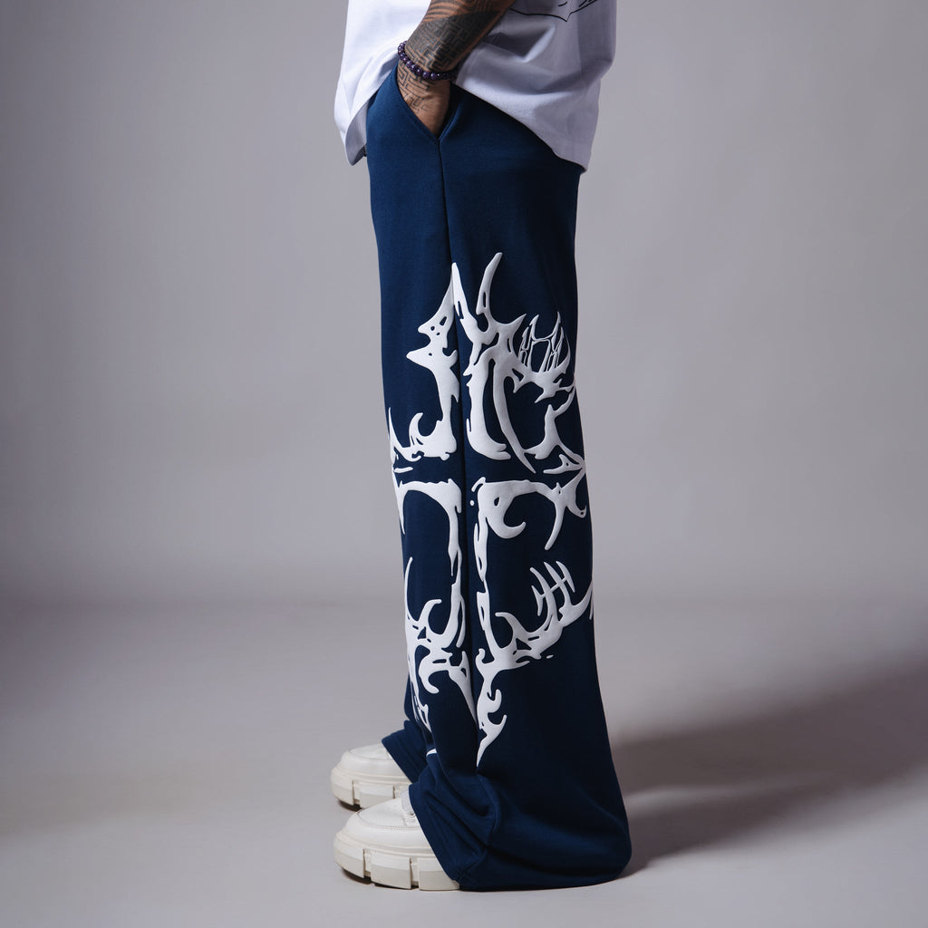 BLUE CROSS PRINTED SWEATPANTS - Hophead