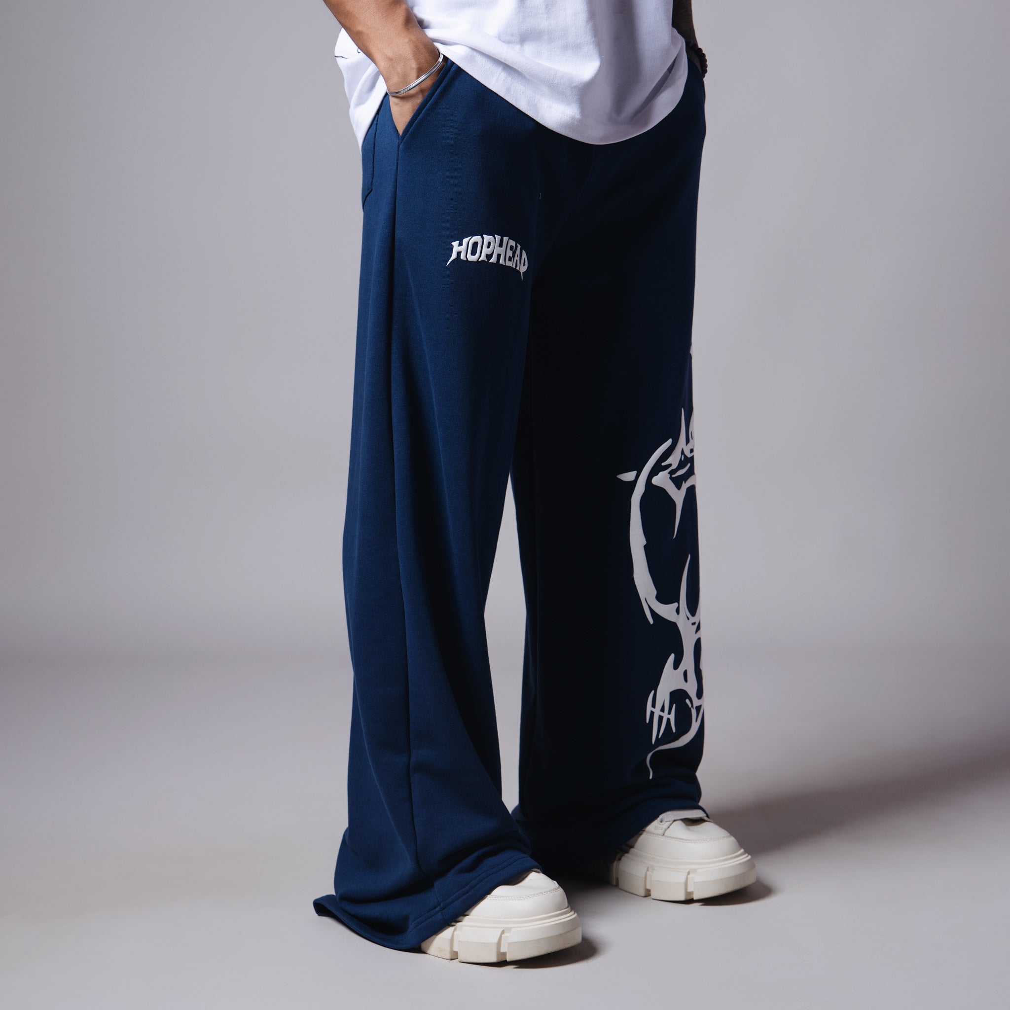 BLUE CROSS PRINTED SWEATPANTS - Hophead
