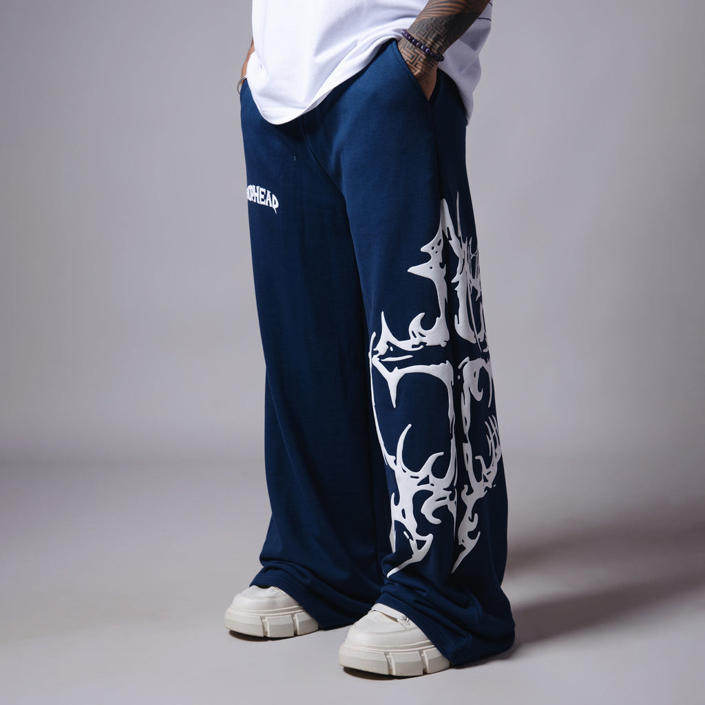 BLUE CROSS PRINTED SWEATPANTS - Hophead