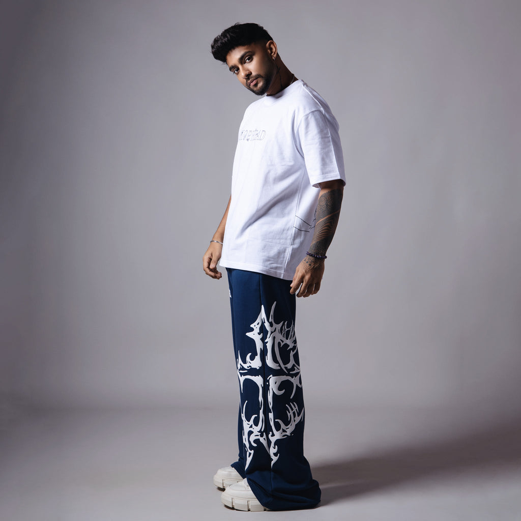 BLUE CROSS PRINTED SWEATPANTS - Hophead
