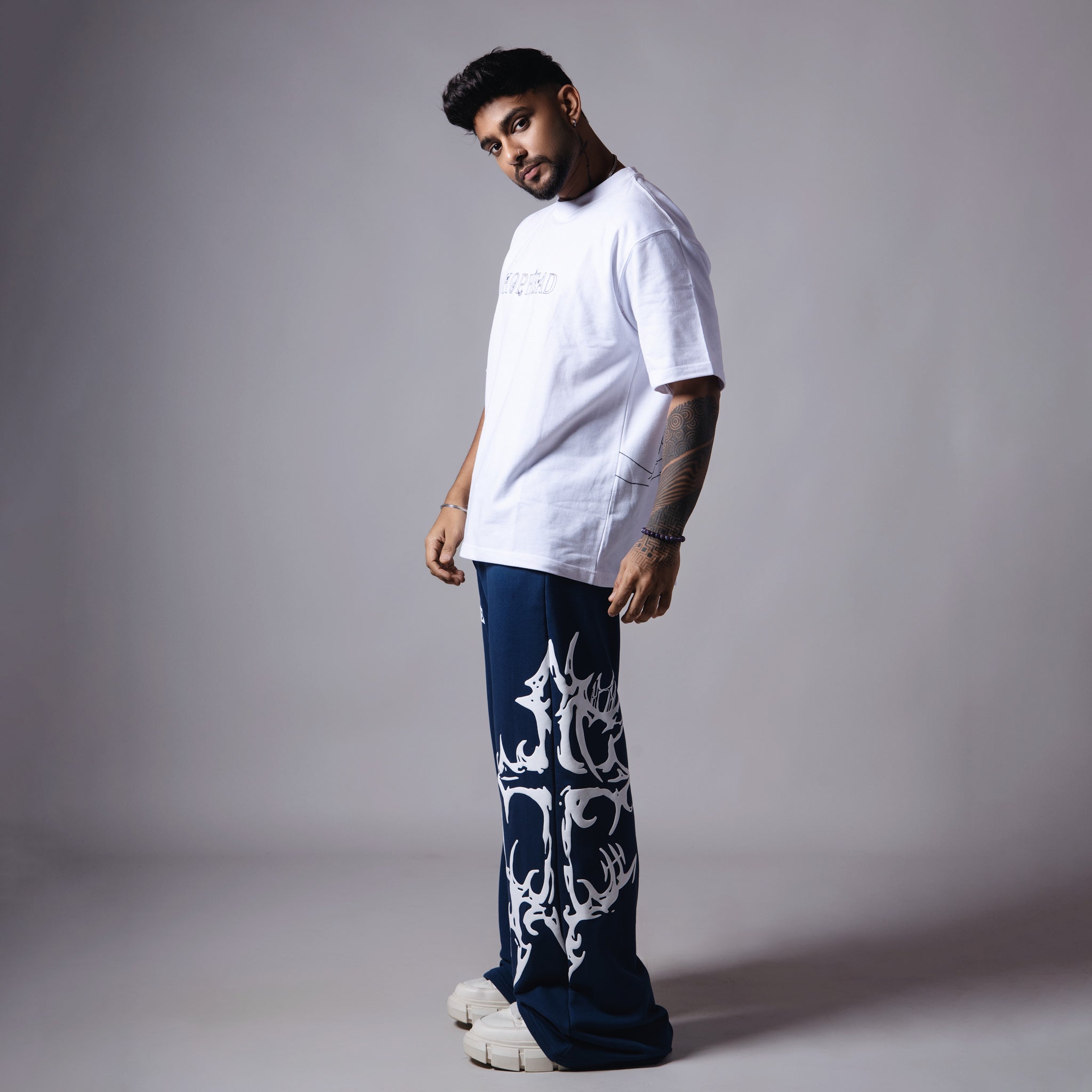 BLUE CROSS PRINTED SWEATPANTS - Hophead