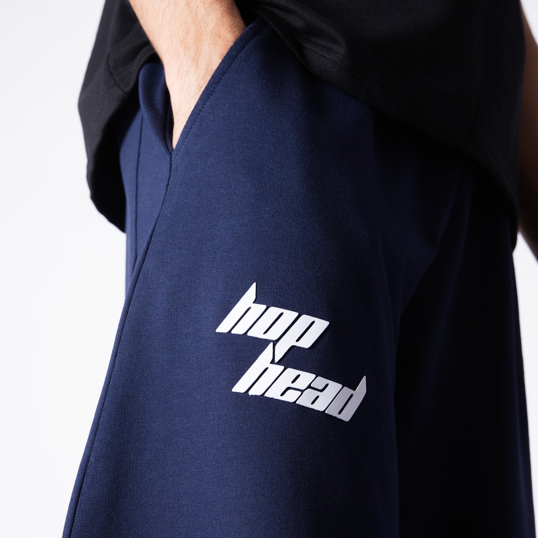 BLUE EXTREME BAGGY BASIC SWEATPANTS - Hophead