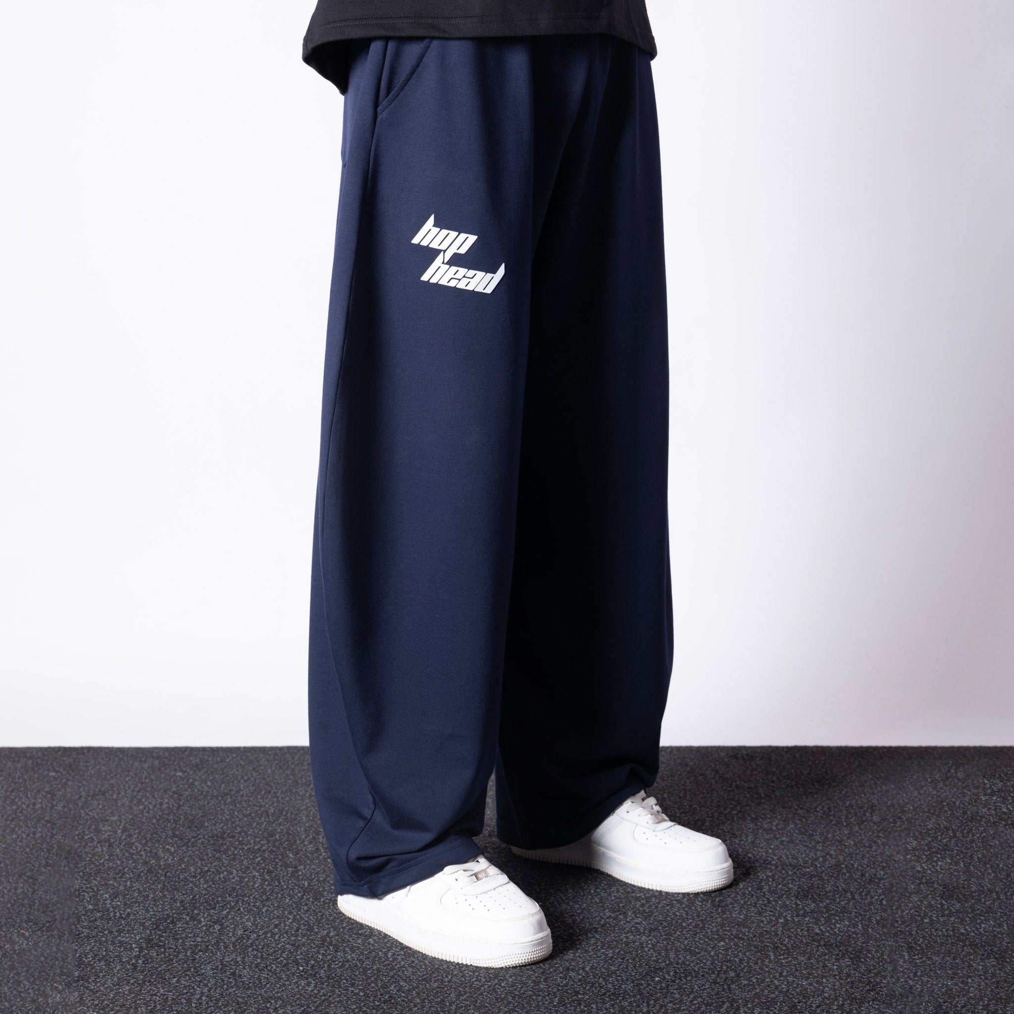 BLUE EXTREME BAGGY BASIC SWEATPANTS - Hophead