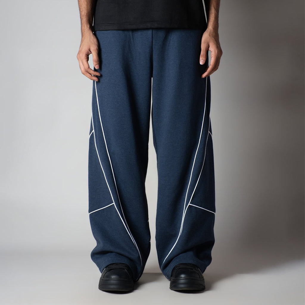BLUE VERTEX FLEECE BAGGY SWEATPANTS - Hophead
