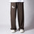 BROWN BASIC HEAVY SWEATPANTS