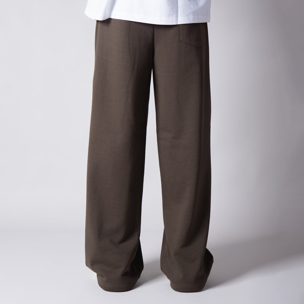 BROWN BASIC HEAVY SWEATPANTS - Hophead