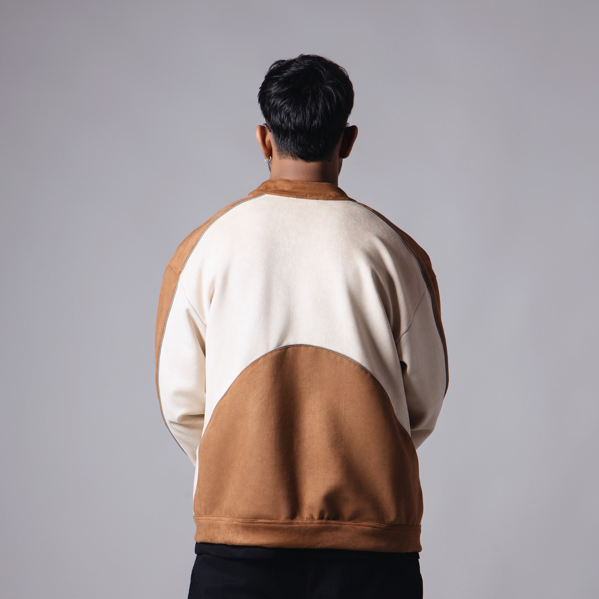 BROWN & BEIGE RACER JACKET - Hophead