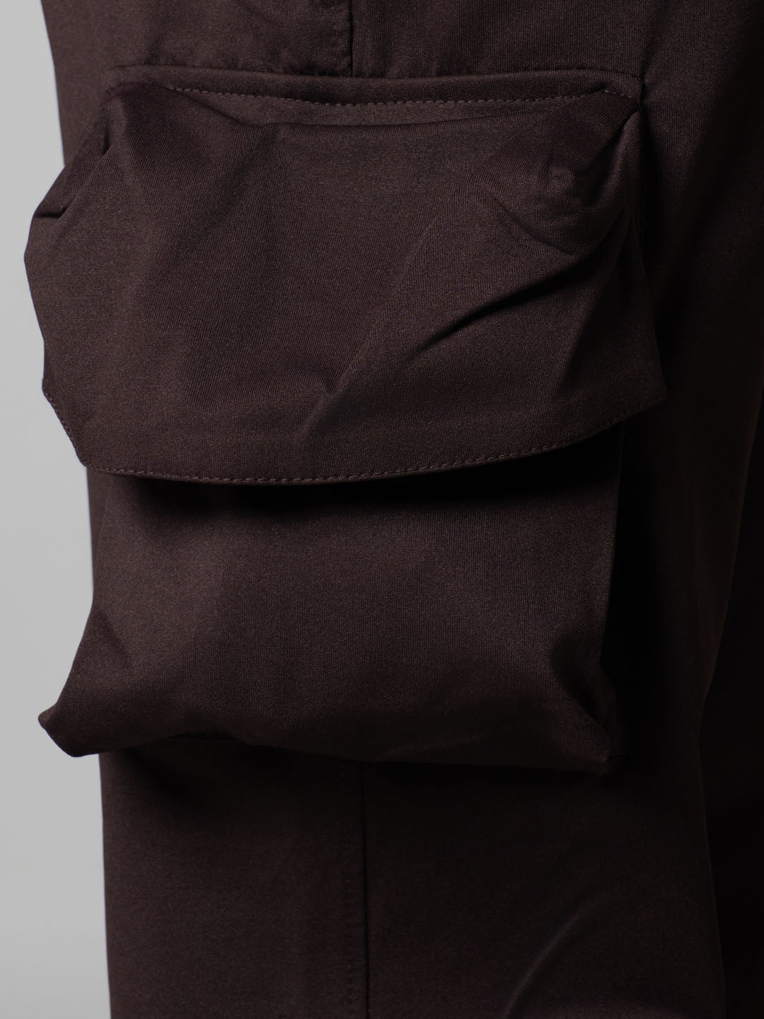 BROWN BIG POCKET CARGO SWEATPANTS - Hophead