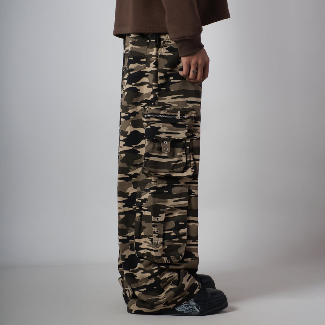 BROWN DUSTSTRIKE CAMO CARGO - Hophead